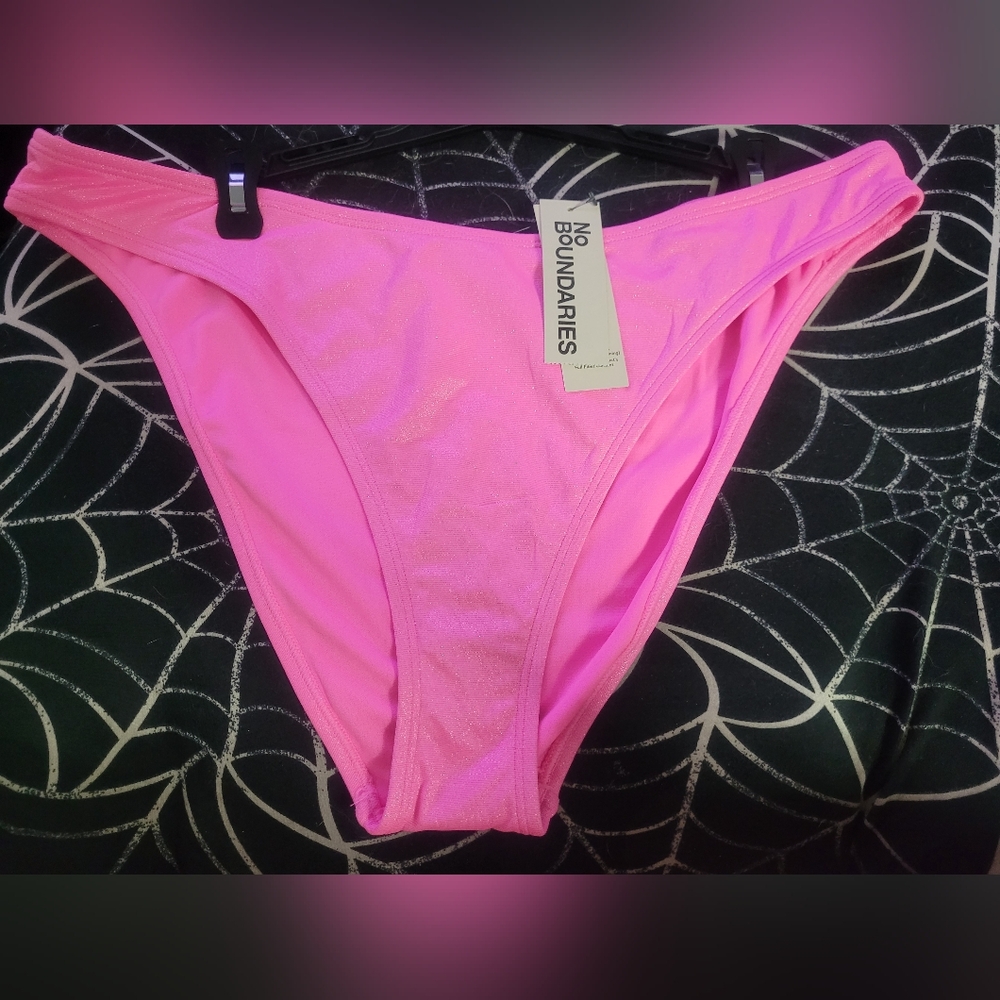 Nwt No Boundaries Vibrant Pink Bikini Bottom